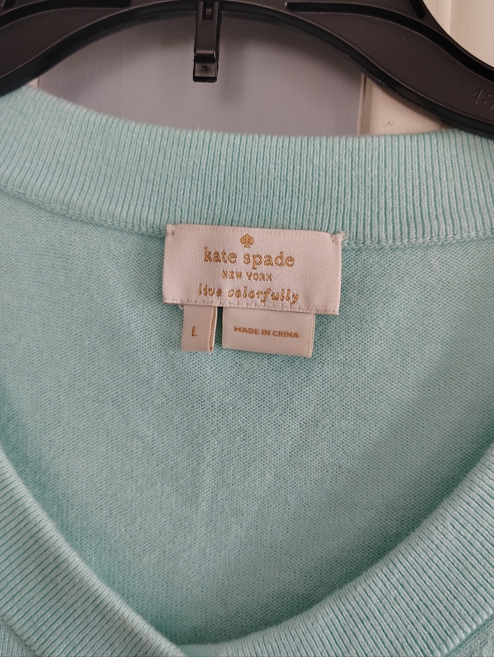 Kate Spade Somerset Mint Green Button Cardigan L - Picture 2 of 5